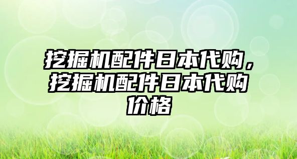 挖掘機(jī)配件日本代購，挖掘機(jī)配件日本代購價格