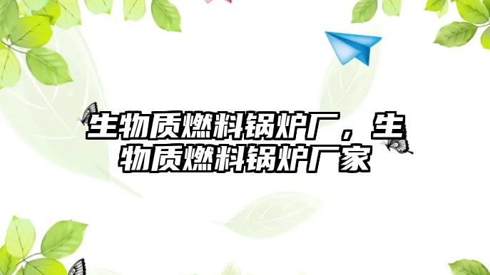 生物質(zhì)燃料鍋爐廠，生物質(zhì)燃料鍋爐廠家