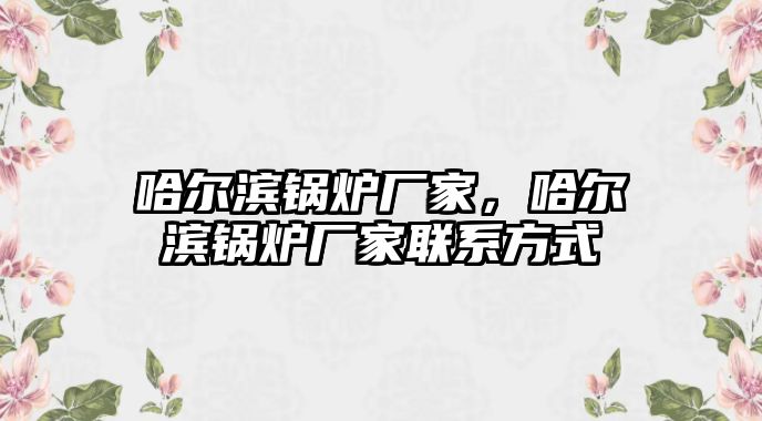 哈爾濱鍋爐廠家，哈爾濱鍋爐廠家聯(lián)系方式