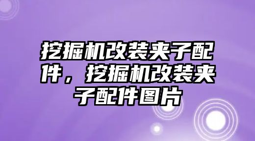 挖掘機改裝夾子配件，挖掘機改裝夾子配件圖片