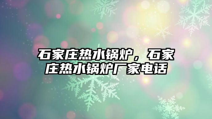 石家莊熱水鍋爐，石家莊熱水鍋爐廠家電話