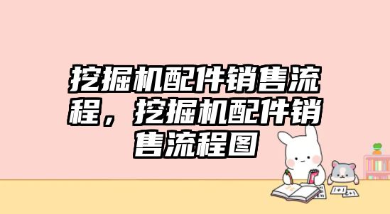 挖掘機配件銷售流程，挖掘機配件銷售流程圖