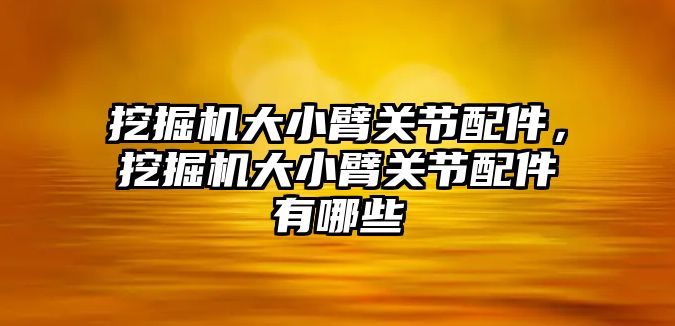 挖掘機大小臂關(guān)節(jié)配件，挖掘機大小臂關(guān)節(jié)配件有哪些