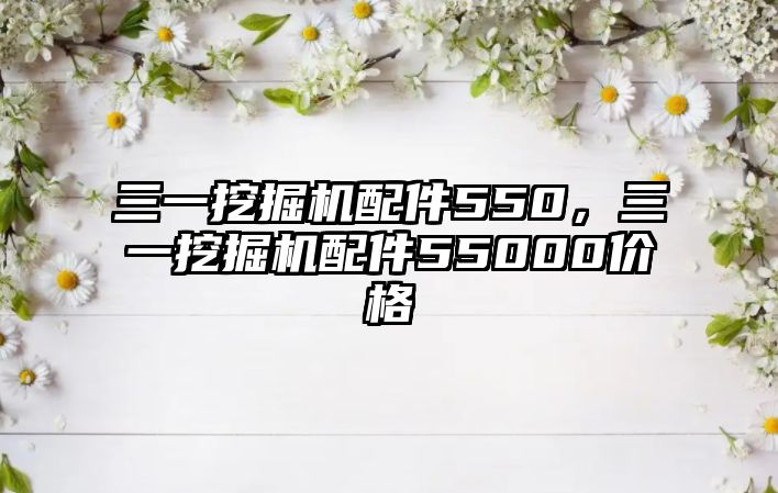 三一挖掘機(jī)配件550，三一挖掘機(jī)配件55000價(jià)格