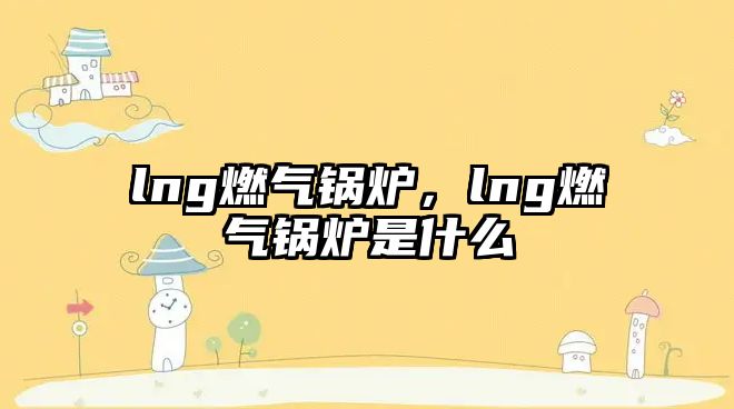 lng燃?xì)忮仩t，lng燃?xì)忮仩t是什么