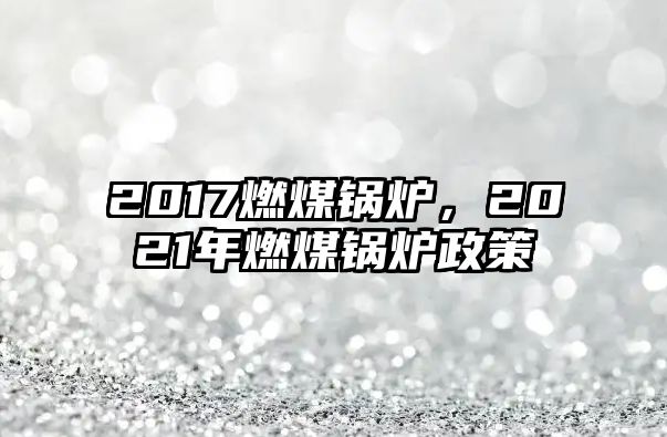 2017燃煤鍋爐，2021年燃煤鍋爐政策