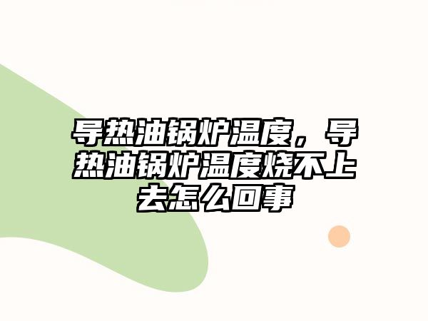 導(dǎo)熱油鍋爐溫度，導(dǎo)熱油鍋爐溫度燒不上去怎么回事