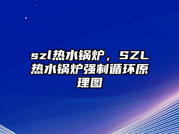 szl熱水鍋爐，SZL熱水鍋爐強制循環(huán)原理圖