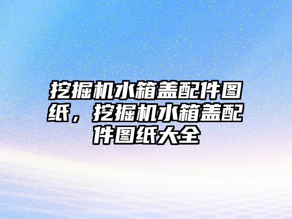 挖掘機水箱蓋配件圖紙，挖掘機水箱蓋配件圖紙大全