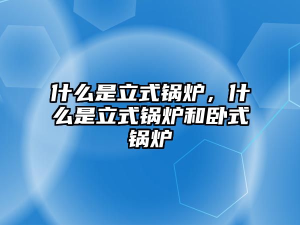 什么是立式鍋爐，什么是立式鍋爐和臥式鍋爐