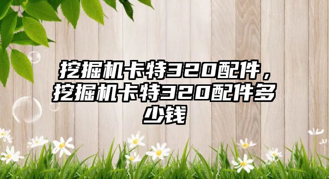 挖掘機(jī)卡特320配件，挖掘機(jī)卡特320配件多少錢