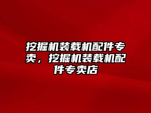 挖掘機裝載機配件專賣，挖掘機裝載機配件專賣店