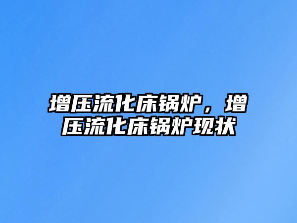 增壓流化床鍋爐，增壓流化床鍋爐現(xiàn)狀