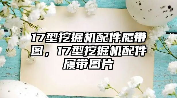 17型挖掘機配件履帶圖，17型挖掘機配件履帶圖片