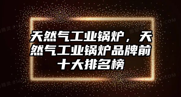 天然氣工業(yè)鍋爐，天然氣工業(yè)鍋爐品牌前十大排名榜