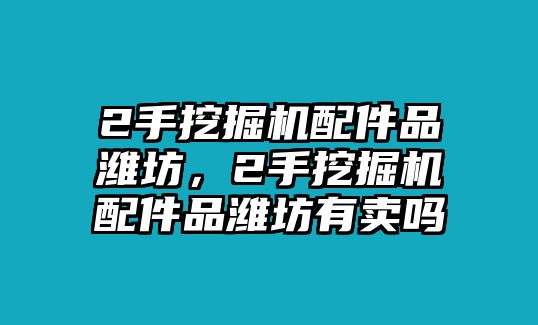 2手挖掘機配件品濰坊，2手挖掘機配件品濰坊有賣嗎