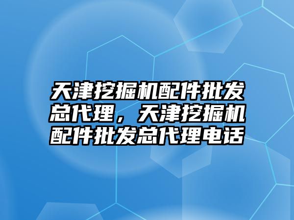 天津挖掘機配件批發(fā)總代理，天津挖掘機配件批發(fā)總代理電話