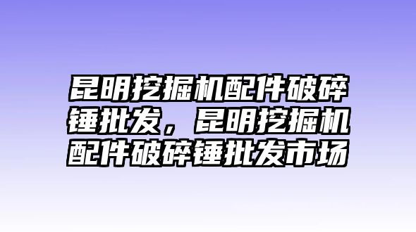 昆明挖掘機(jī)配件破碎錘批發(fā)，昆明挖掘機(jī)配件破碎錘批發(fā)市場