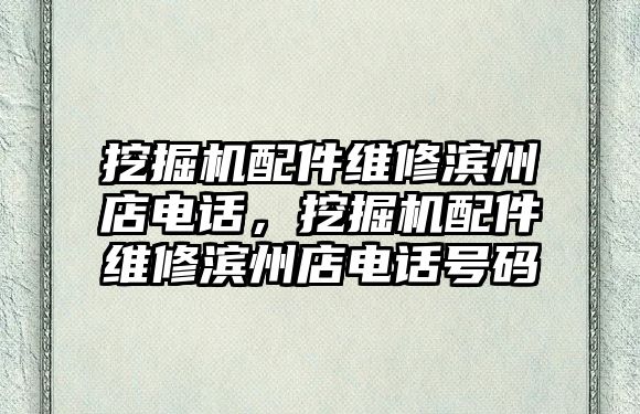 挖掘機(jī)配件維修濱州店電話，挖掘機(jī)配件維修濱州店電話號碼