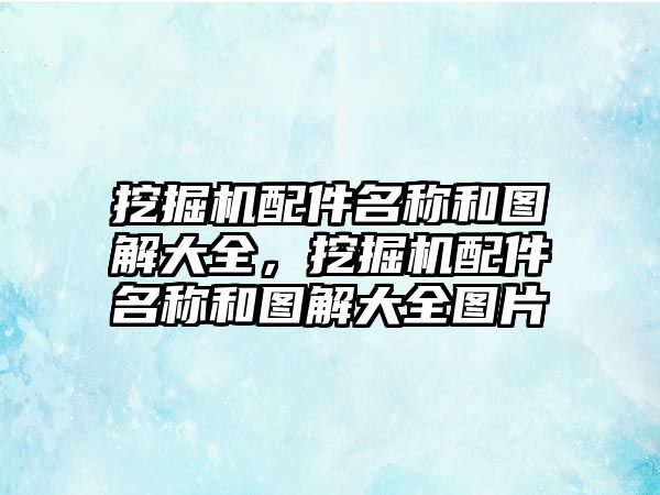 挖掘機(jī)配件名稱和圖解大全，挖掘機(jī)配件名稱和圖解大全圖片