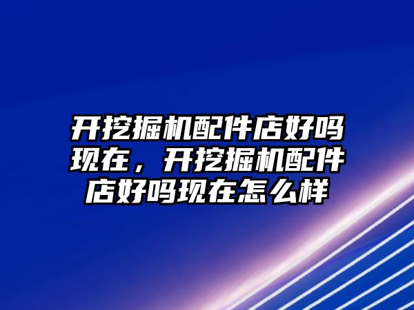 開挖掘機配件店好嗎現(xiàn)在，開挖掘機配件店好嗎現(xiàn)在怎么樣