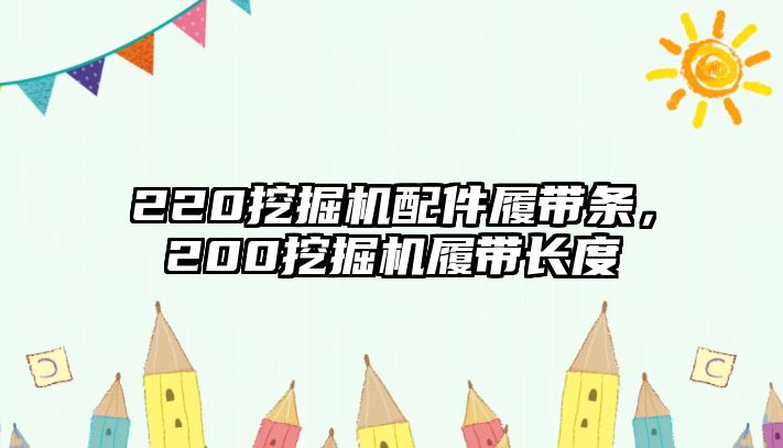 220挖掘機(jī)配件履帶條，200挖掘機(jī)履帶長(zhǎng)度