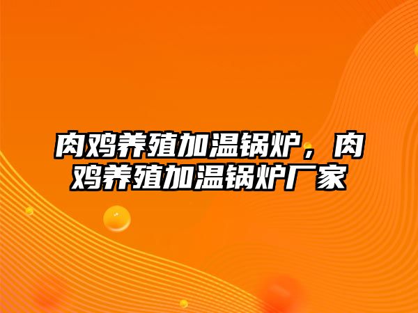 肉雞養(yǎng)殖加溫鍋爐，肉雞養(yǎng)殖加溫鍋爐廠家