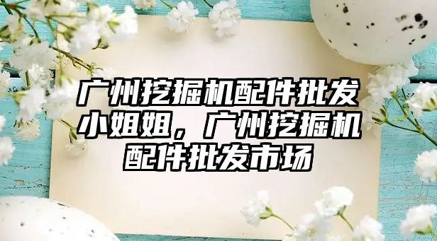 廣州挖掘機配件批發(fā)小姐姐，廣州挖掘機配件批發(fā)市場