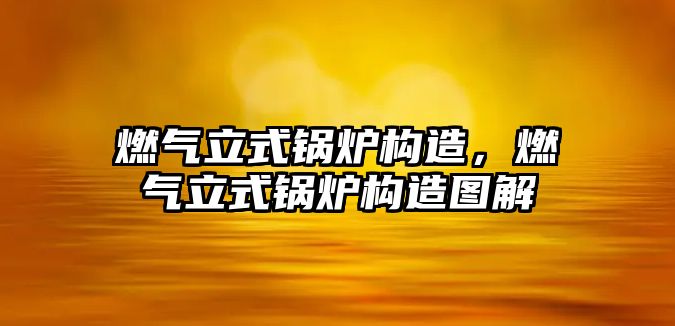 燃氣立式鍋爐構(gòu)造，燃氣立式鍋爐構(gòu)造圖解