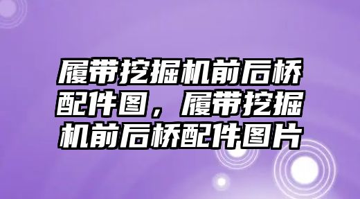 履帶挖掘機前后橋配件圖，履帶挖掘機前后橋配件圖片