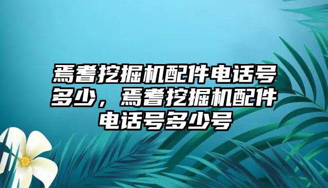 焉耆挖掘機(jī)配件電話號(hào)多少，焉耆挖掘機(jī)配件電話號(hào)多少號(hào)