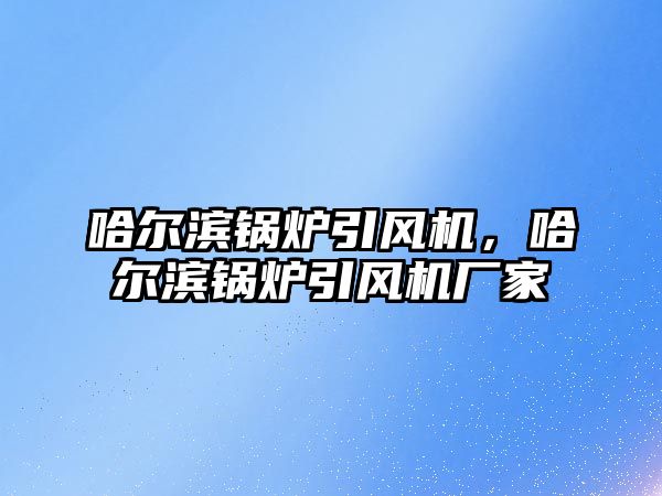 哈爾濱鍋爐引風(fēng)機，哈爾濱鍋爐引風(fēng)機廠家