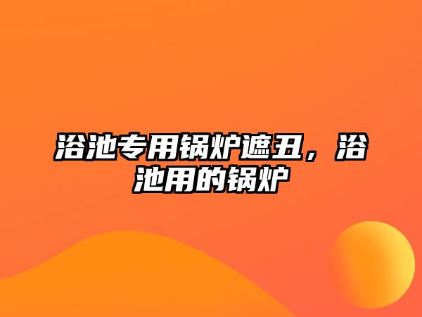 浴池專用鍋爐遮丑，浴池用的鍋爐