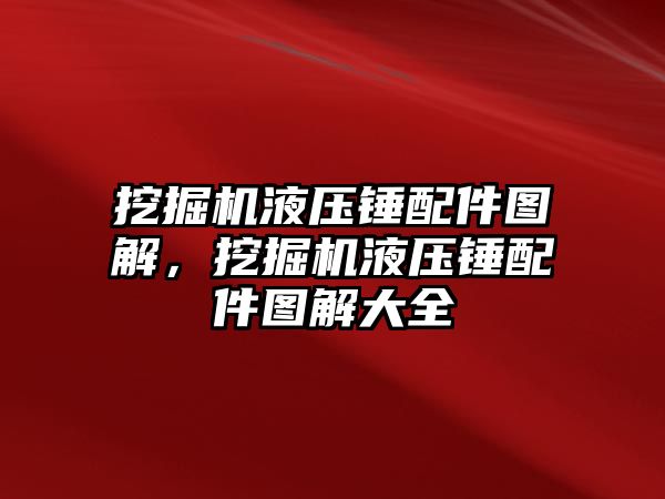 挖掘機液壓錘配件圖解，挖掘機液壓錘配件圖解大全