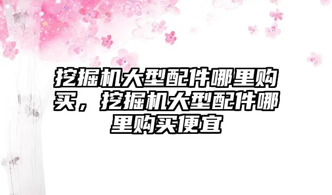 挖掘機(jī)大型配件哪里購(gòu)買，挖掘機(jī)大型配件哪里購(gòu)買便宜