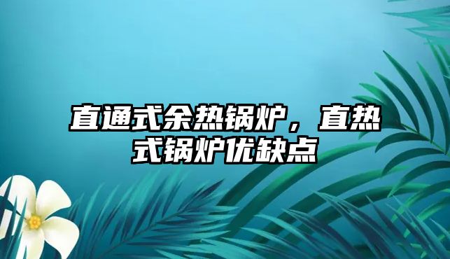 直通式余熱鍋爐，直熱式鍋爐優(yōu)缺點(diǎn)