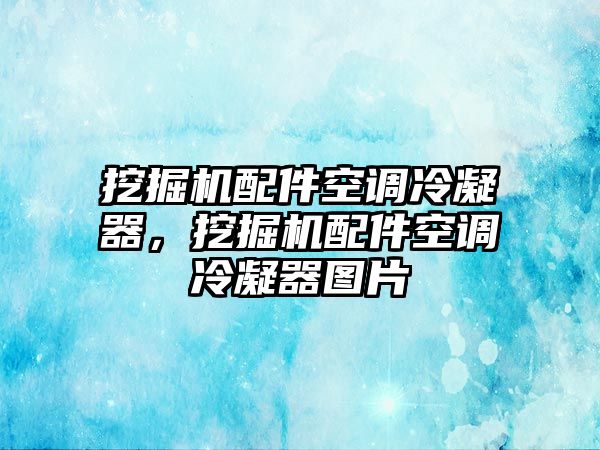 挖掘機配件空調冷凝器，挖掘機配件空調冷凝器圖片