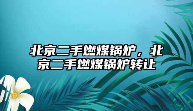 北京二手燃煤鍋爐，北京二手燃煤鍋爐轉(zhuǎn)讓