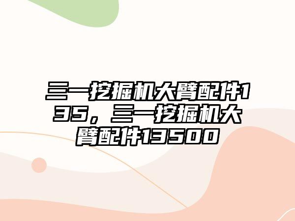 三一挖掘機大臂配件135，三一挖掘機大臂配件13500