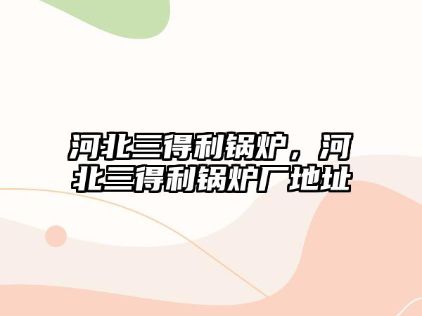 河北三得利鍋爐，河北三得利鍋爐廠(chǎng)地址