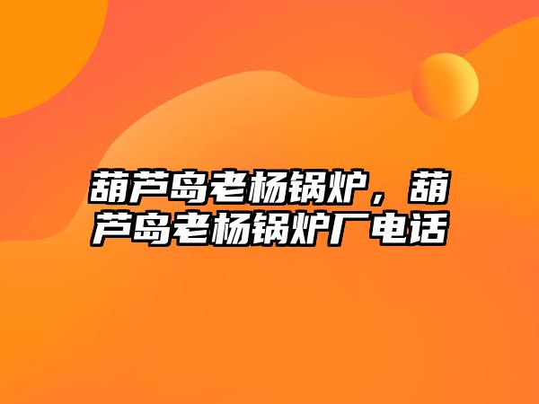 葫蘆島老楊鍋爐，葫蘆島老楊鍋爐廠電話