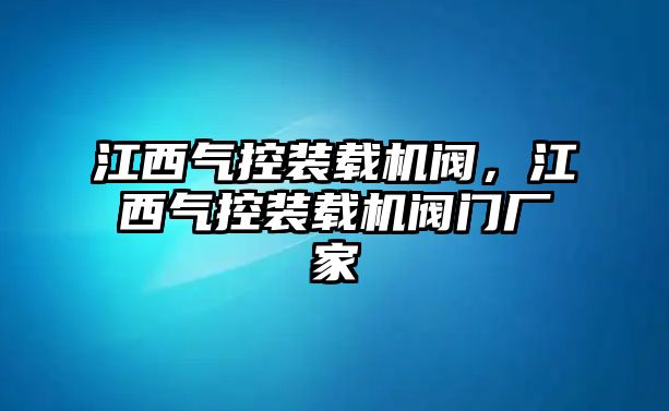 江西氣控裝載機(jī)閥，江西氣控裝載機(jī)閥門廠家