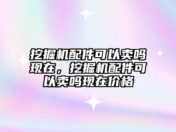 挖掘機配件可以賣嗎現(xiàn)在，挖掘機配件可以賣嗎現(xiàn)在價格