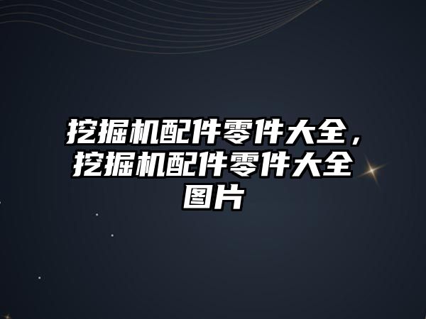 挖掘機配件零件大全，挖掘機配件零件大全圖片