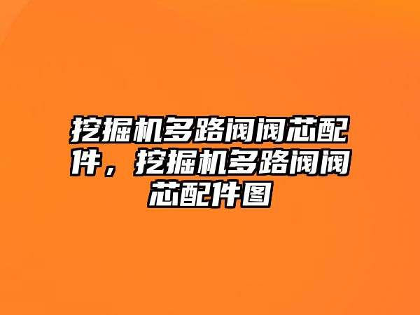 挖掘機多路閥閥芯配件，挖掘機多路閥閥芯配件圖