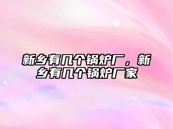 新鄉(xiāng)有幾個(gè)鍋爐廠，新鄉(xiāng)有幾個(gè)鍋爐廠家