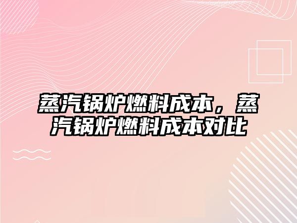 蒸汽鍋爐燃料成本，蒸汽鍋爐燃料成本對(duì)比