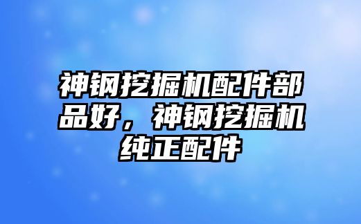 神鋼挖掘機配件部品好，神鋼挖掘機純正配件