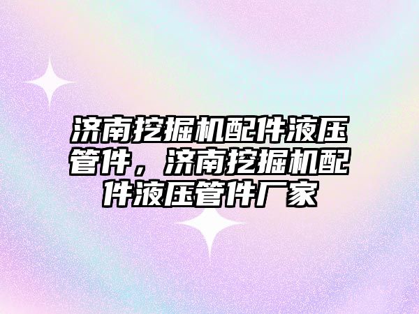 濟南挖掘機配件液壓管件，濟南挖掘機配件液壓管件廠家