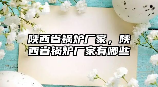 陜西省鍋爐廠家，陜西省鍋爐廠家有哪些